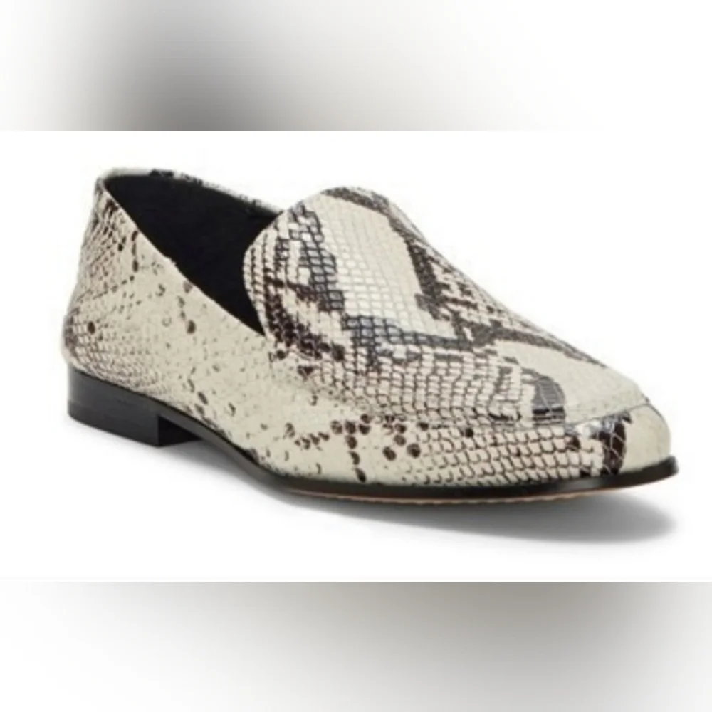 Vince Camuto Snakeskin Loafer - Picture 1 of 8